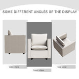 Modern Gray Single Sofa Chair