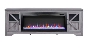 75" Fireplace TV Stand for TVs up to 80"