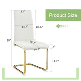 Luxury Aesthetic Upholstered Dining Chairs for Dining Room