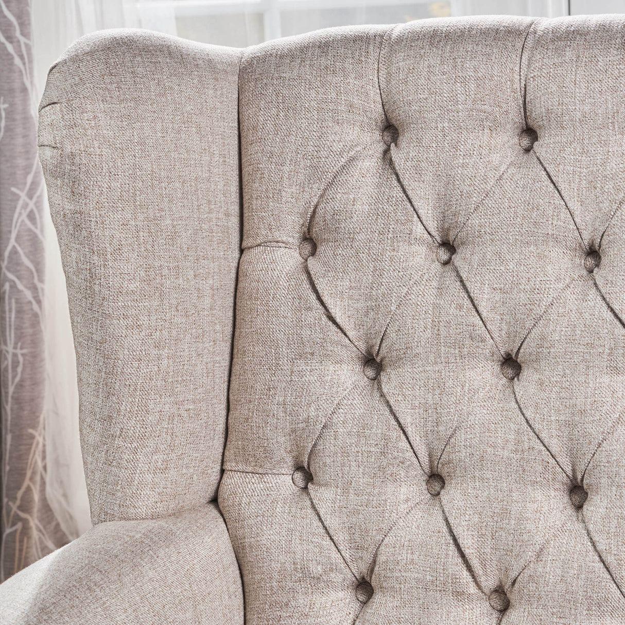 Heirloom-Inspired Tufted Armchair by Christopher Knight Home