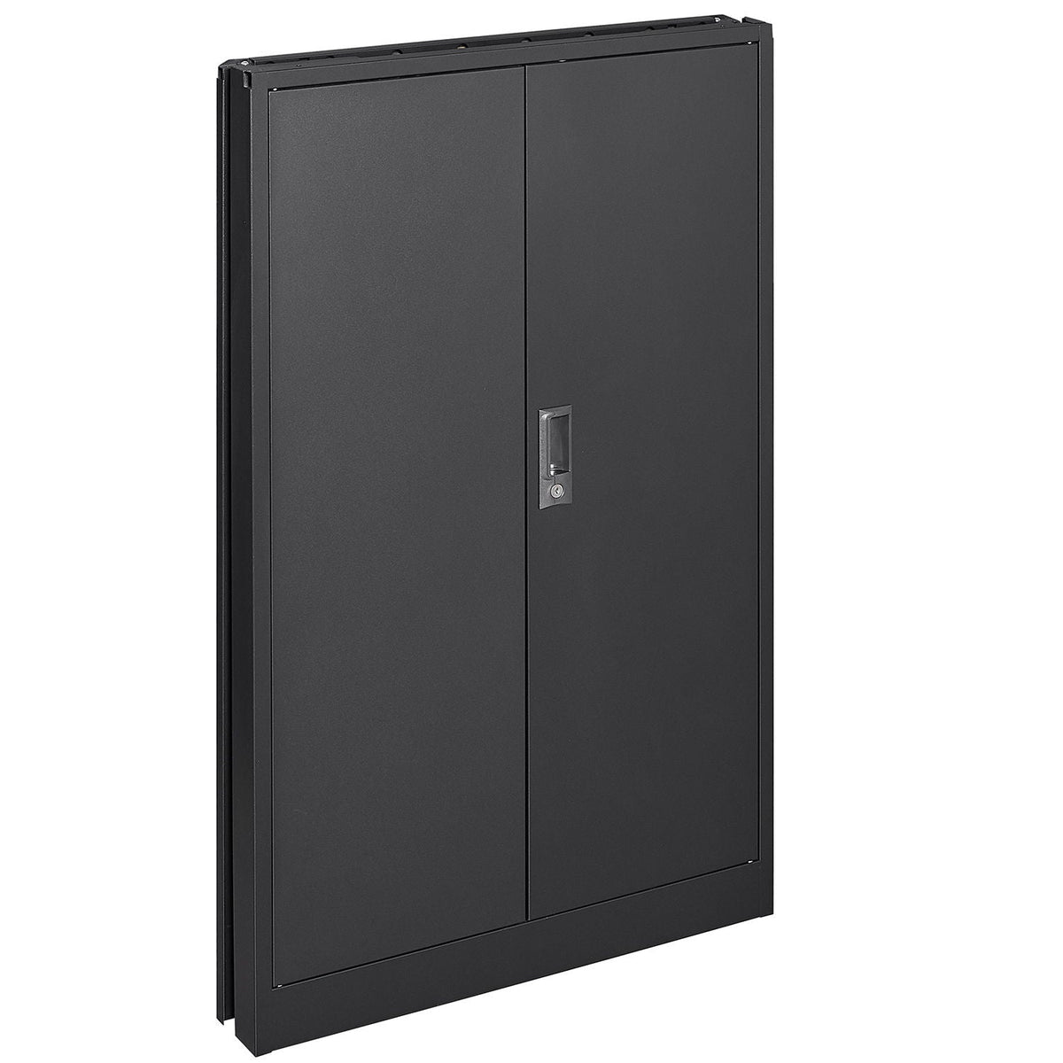 Metal Storage Cabinet With Locking Doors And Adjustable Shelf, Folding Filing Storage Cabinet, Folding Storage Locker Cabinet For Home Office, School, Garage
