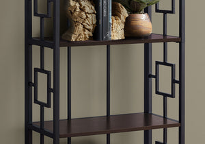 4-Tier Bookshelf, Bookcase, Etagere in Espresso Finish