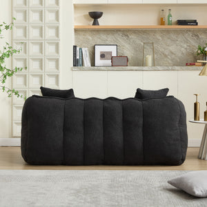Cozy Beanbag Chair With High Resilience Foam Core For 2
