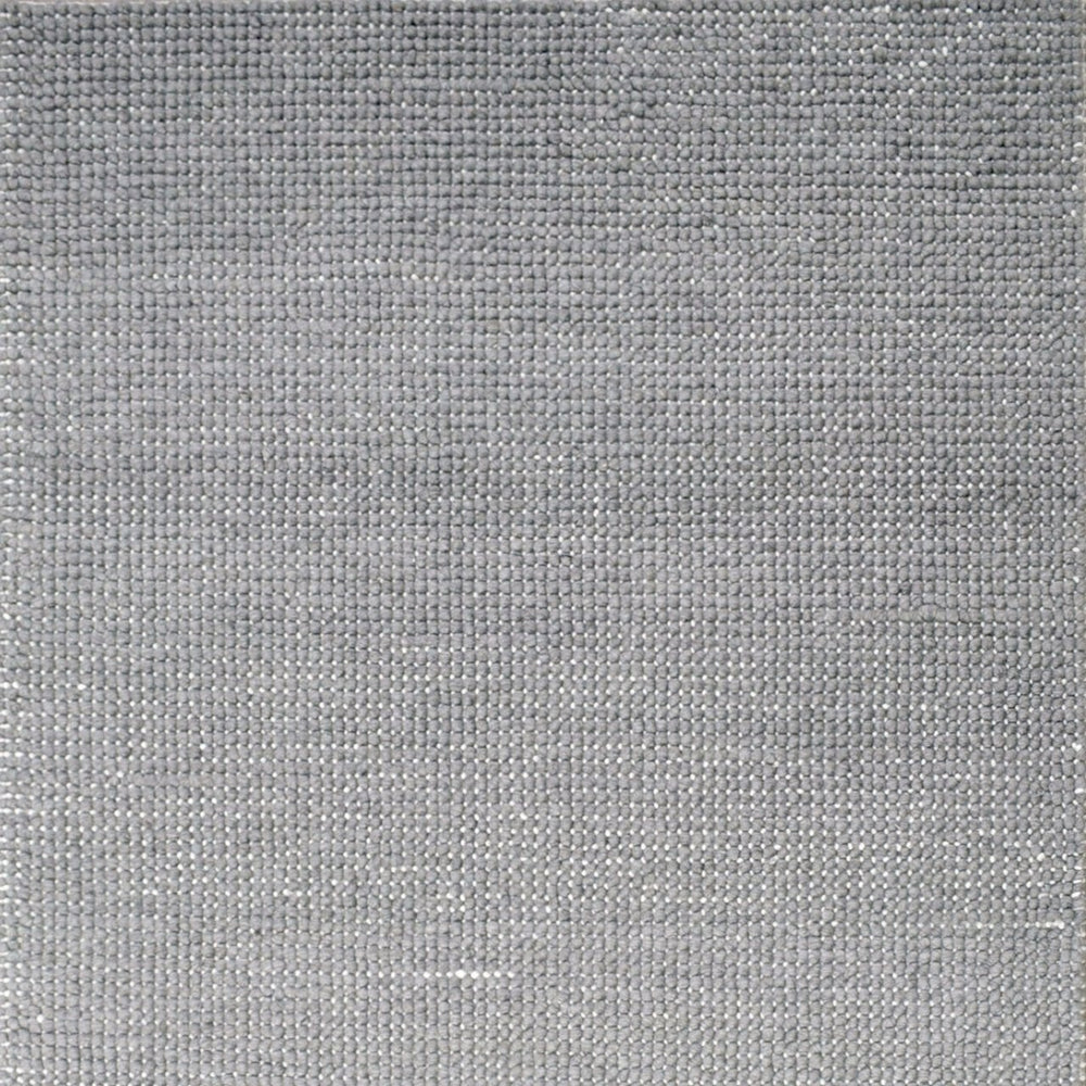 Modern Solid Pattern Gray Hand Woven Wool Area Rug