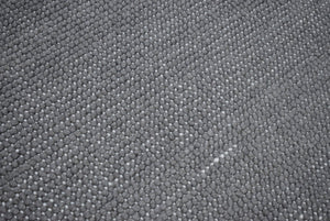 Modern Solid Pattern Gray Hand Woven Wool Area Rug