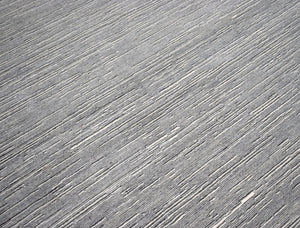 Modern Solid Silver Hand Loom Wool 5x8 Area Rug