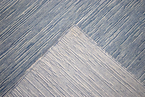Hand Woven Modern Solid Silver Wool 5x8 Area Rug