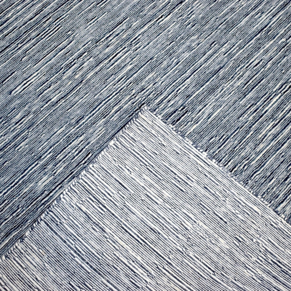 5x8 Solid Gray Rug | Handmade Wool  & Viscose Area Rug | TRD1007158