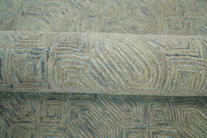 Beige Modern Style Hand Tufted Wool Area Rug