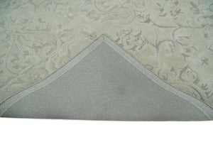 Beige Modern Style Hand Tufted 5x8 Wool Area Rug