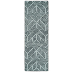 Modern Geometrical Design Hand Tufted Wool Area Rug
