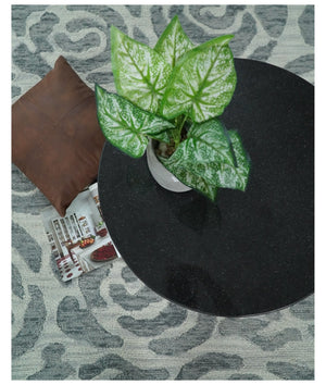 Hand Tufted Contemporary Gray and Silver Wool Area Rug