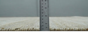5x8 Beige, Gray and Silver Stripes Design Dari Pet yarn Rug