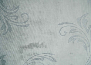 5x8 Hand Woven Silver and Gray Modern Floral Art Silk Rug