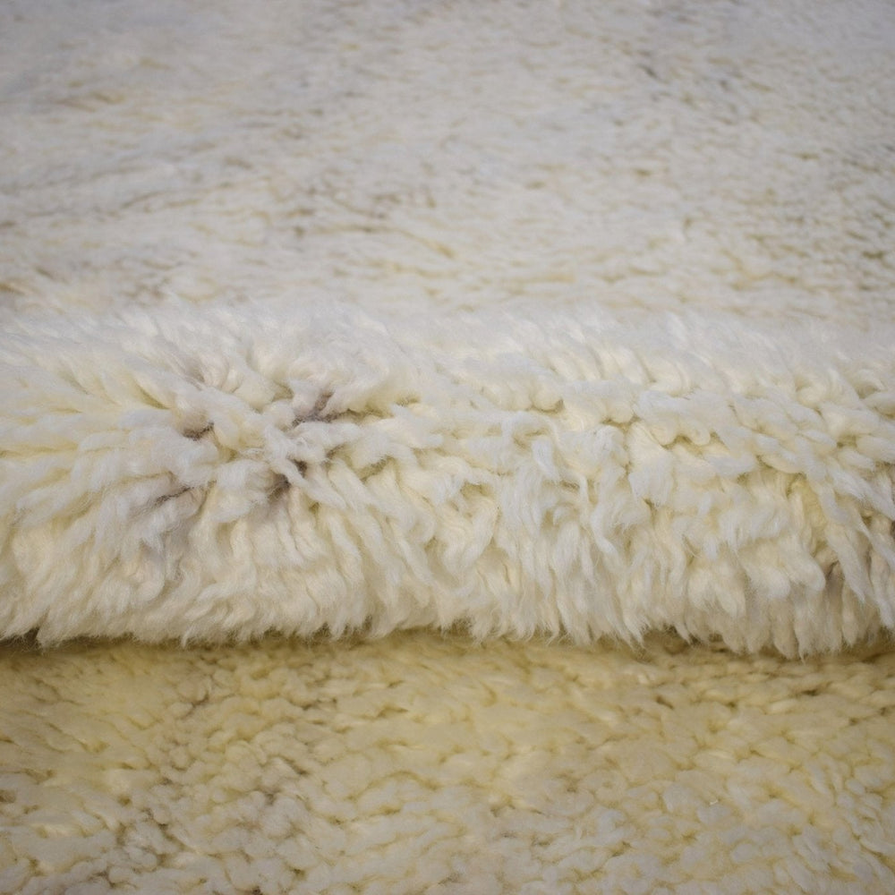 Quick Ship Modern Beige And Charcoal Hand Loom 4x6 Wool Rug