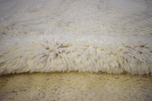 Quick Ship Modern Beige And Charcoal Hand Loom 4x6 Wool Rug