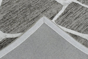 Modern Contemporary Brown Hand Tufted Wool 5x8 Area Rug