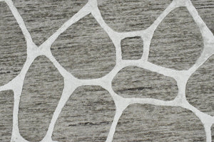 Modern Contemporary Brown Hand Tufted Wool 5x8 Area Rug