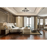 6 Light Modern Sputnik Lights Semi Flush Mount Ceiling Light Black Finished - Tuesday Morning - Ceiling Lights