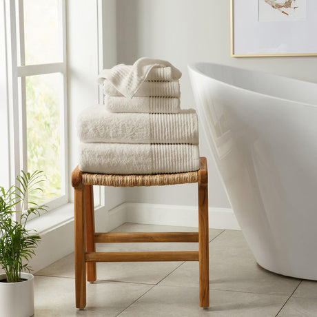 6 piece set cotton bath towels - kasper collection - Tuesday Morning - Bath Towels