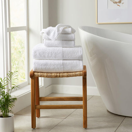 6 piece set cotton bath towels - kasper collection - Tuesday Morning - Bath Towels
