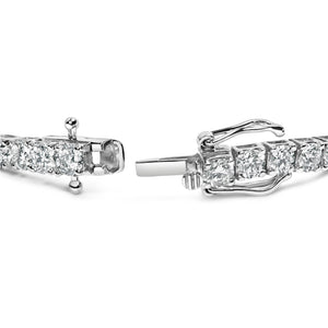 14K White Gold 2.00 Cttw Prong Set Lab Grown Round Diamond Classic Tennis Bracelet (F-G Color, VS2-SI1 Clarity) - 7.25"
