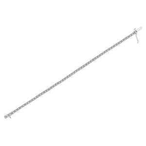 14K Gold Lab-Grown Round Diamond Four-Prong Tennis Bracelet
