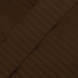 650 Thread Count Egyptian Cotton Sateen Stripe Bed Sheet Set - Egyptian Cotton Sheet Set by Superior Brand