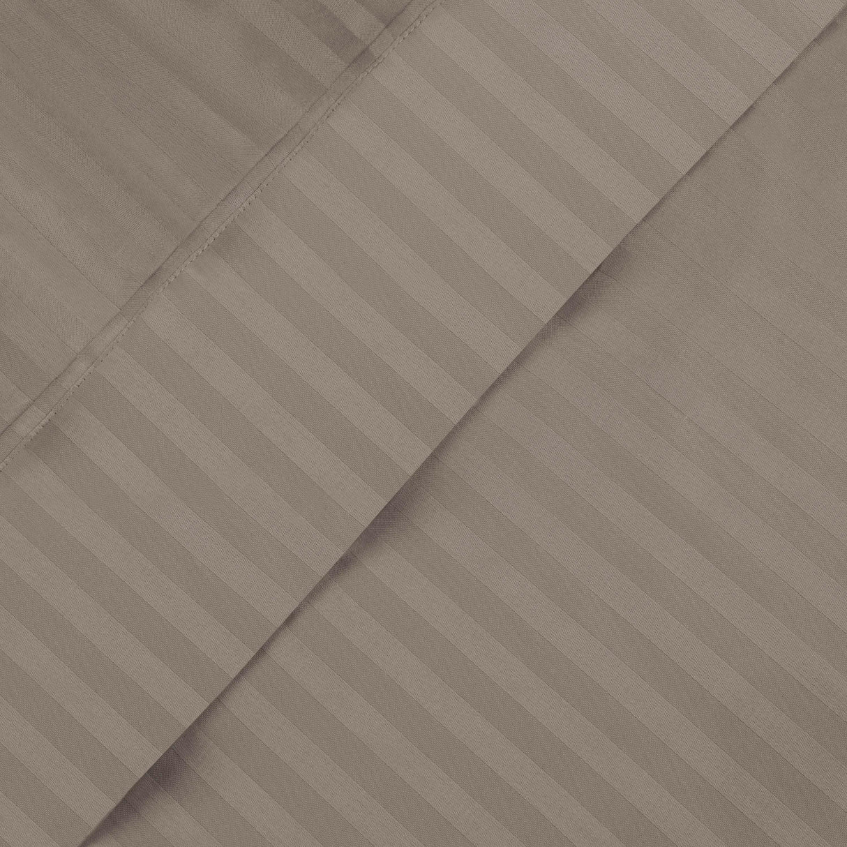 650 Thread Count Egyptian Cotton Sateen Stripe Bed Sheet Set - Egyptian Cotton Sheet Set by Superior Brand