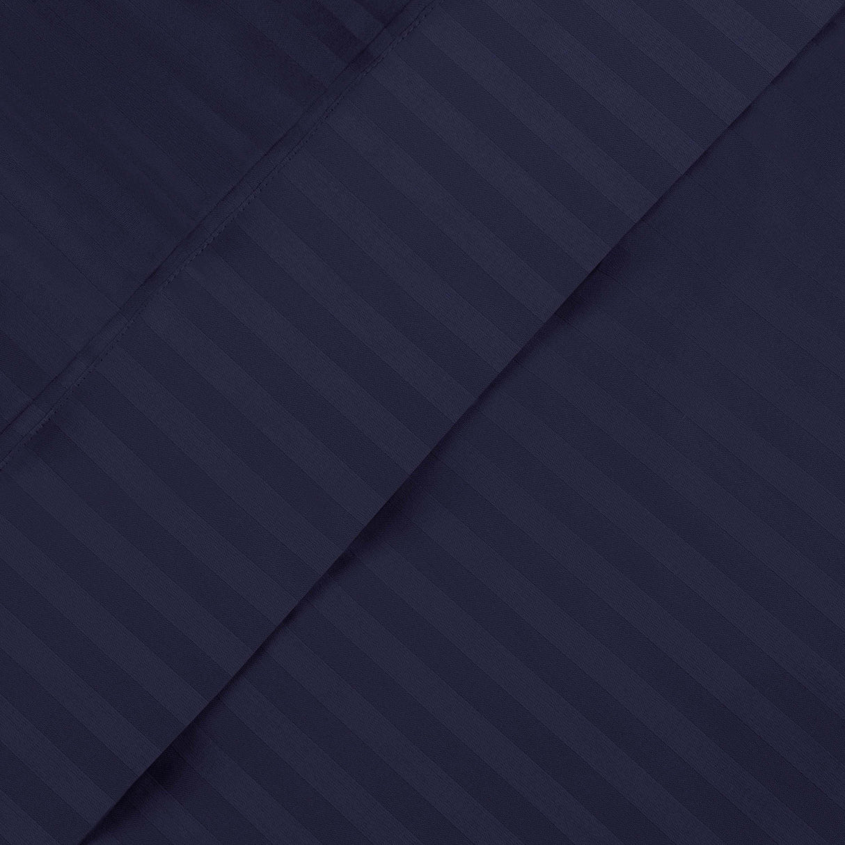 650 Thread Count Egyptian Cotton Sateen Stripe Bed Sheet Set - Egyptian Cotton Sheet Set by Superior Brand