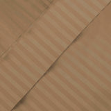 650 Thread Count Egyptian Cotton Sateen Stripe Bed Sheet Set - Egyptian Cotton Sheet Set by Superior Brand