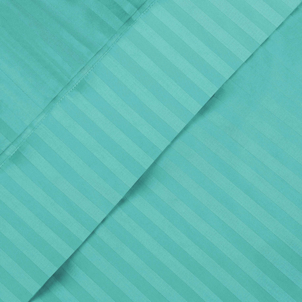 650 Thread Count Egyptian Cotton Sateen Stripe Bed Sheet Set - Egyptian Cotton Sheet Set by Superior Brand