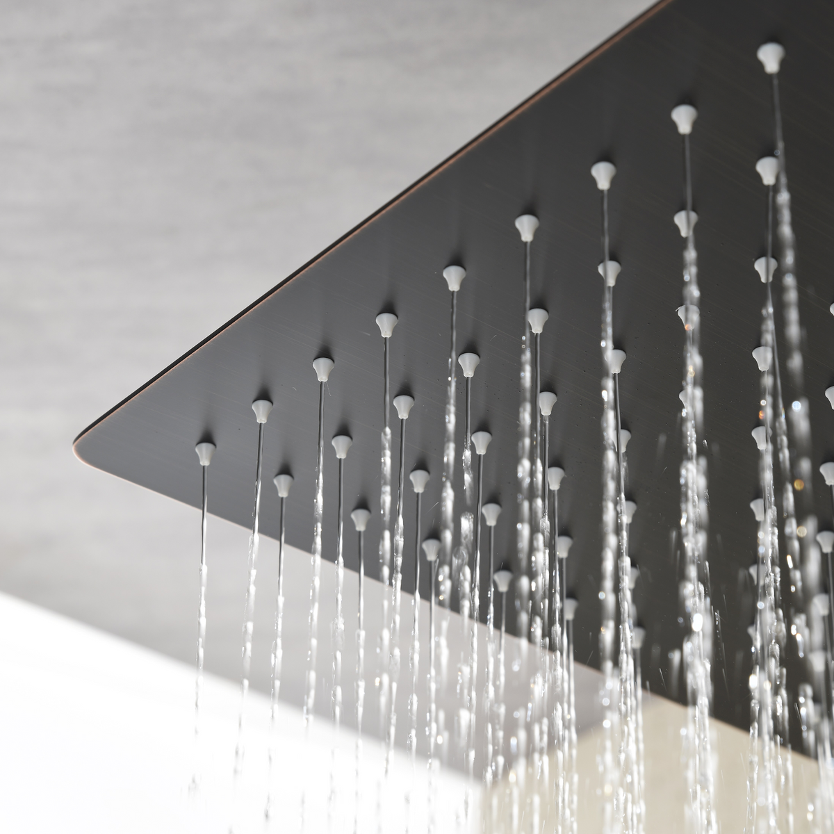 10 inch Wall Mount Rainfall Square Shower Head, Oil Rubbed Bronze
