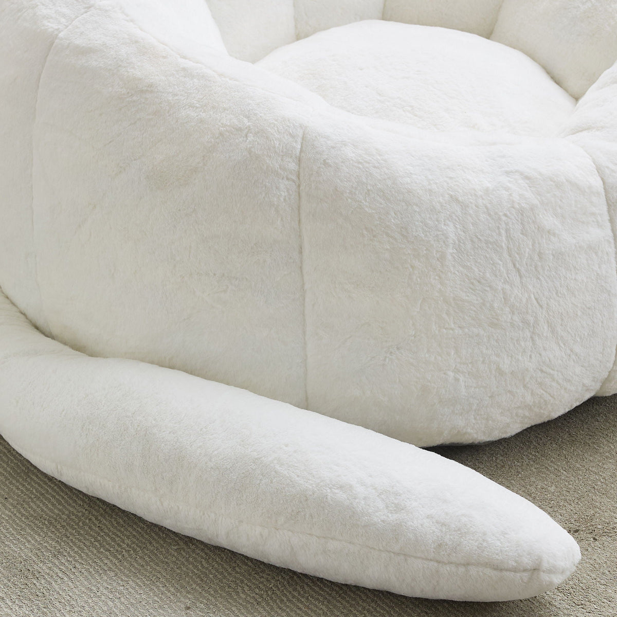 Cat Shaped Bean Bag Sofa With Long Tail