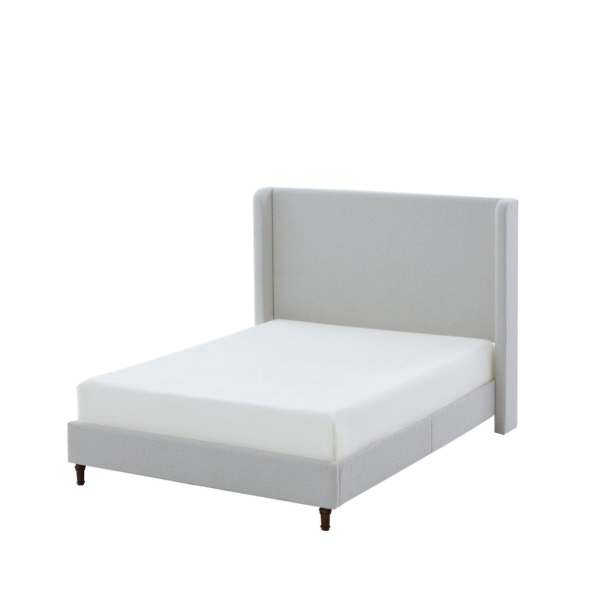 Harper Tall Headboard Upholstered Bed with Elegant Simplicity