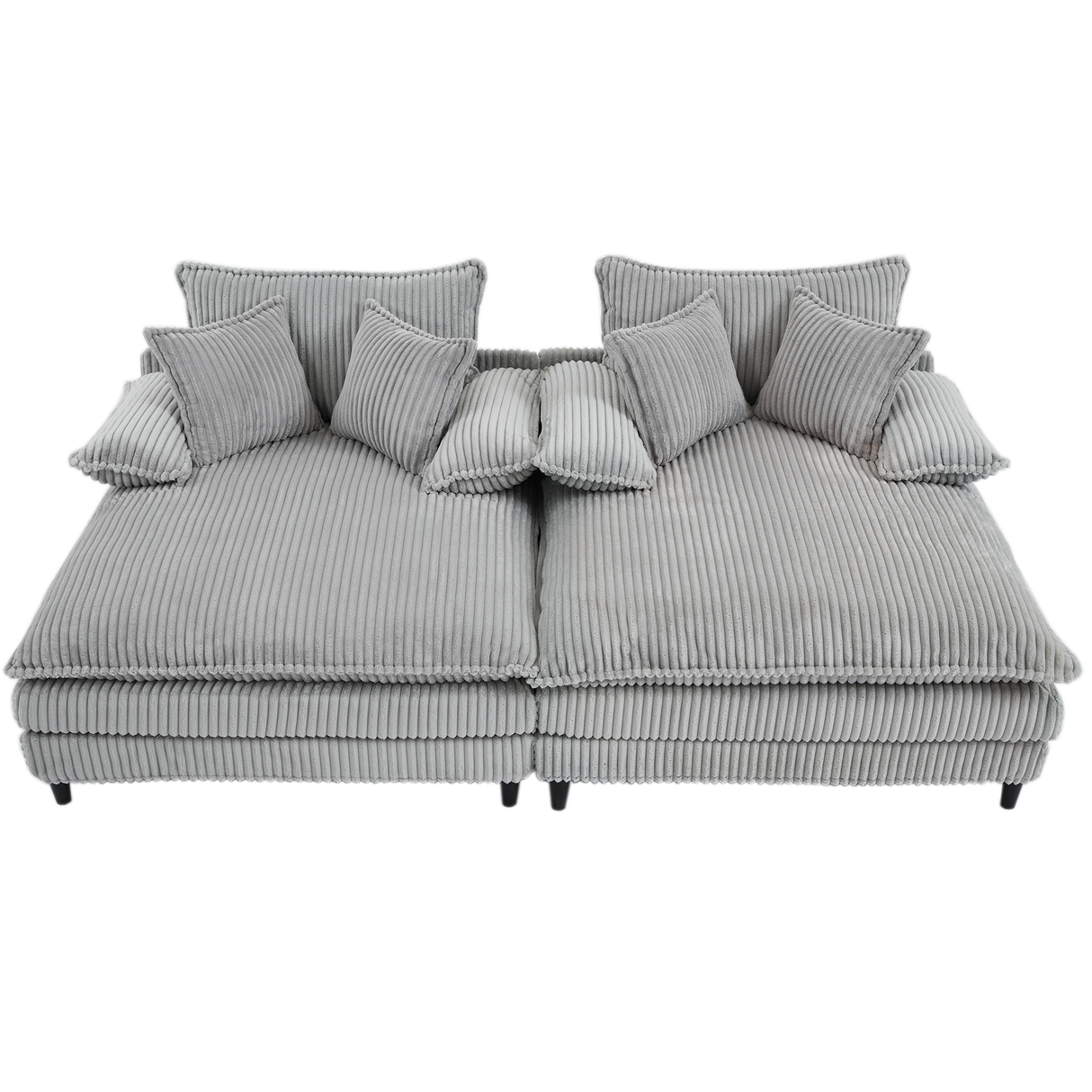109" W Oversized Double Lounge Chaise Sofa