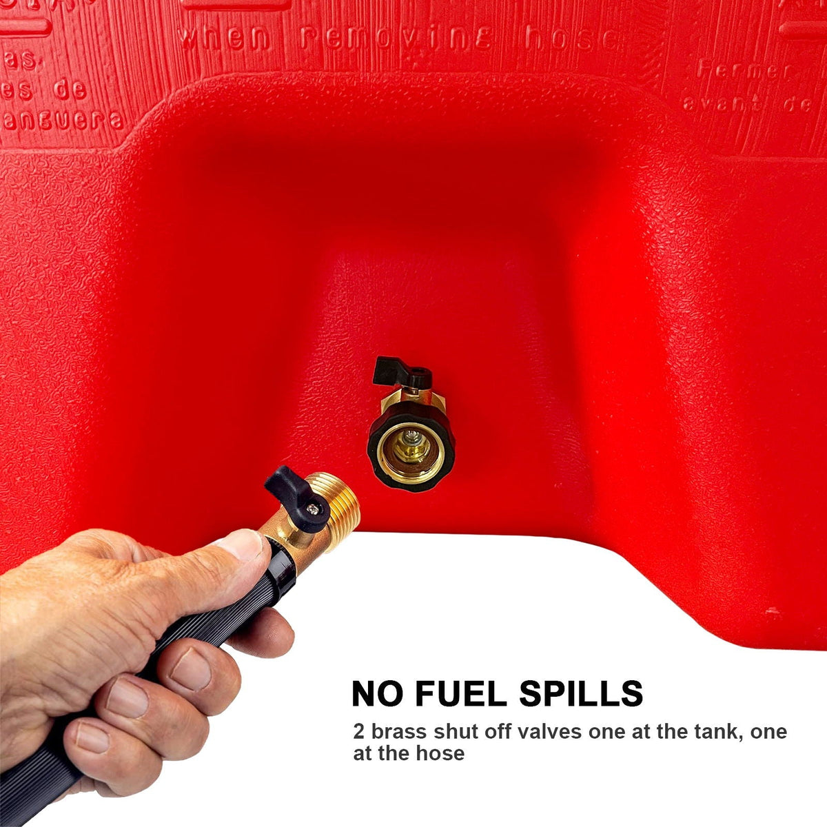 Gas Caddy With Wheels, Fuel Transfer Tank, Gasoline Diesel Can