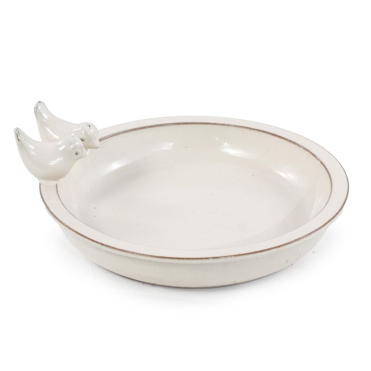 Handmade Ceramic Bird Bath, 11.8 Inch