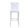 Bar Chairs with Crystal Clasp Design (Set of 2)