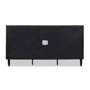 Aspen - Vertical Tufted Modern Headboard Platform Bed Set