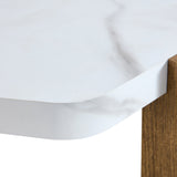 31-Inch Modern-Style Hexagonal Coffee Table