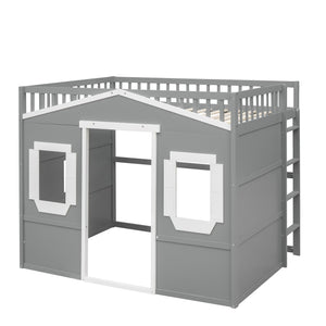 Elegant House Loft Bed With Ladder