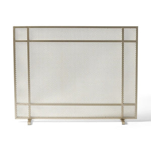 Elegant Iron Fire Screen For Fireplace Protection