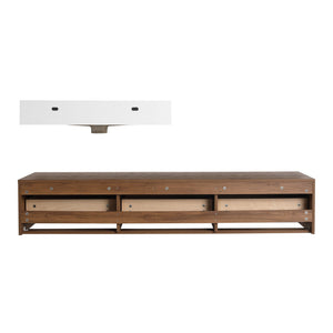 Modern Wall Mounted Bathroom Vanity With Resin Sink And Soft Close Drawer