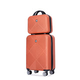 2 Piece Luggage Sets Lightweight Suitcase, Spinner Wheels