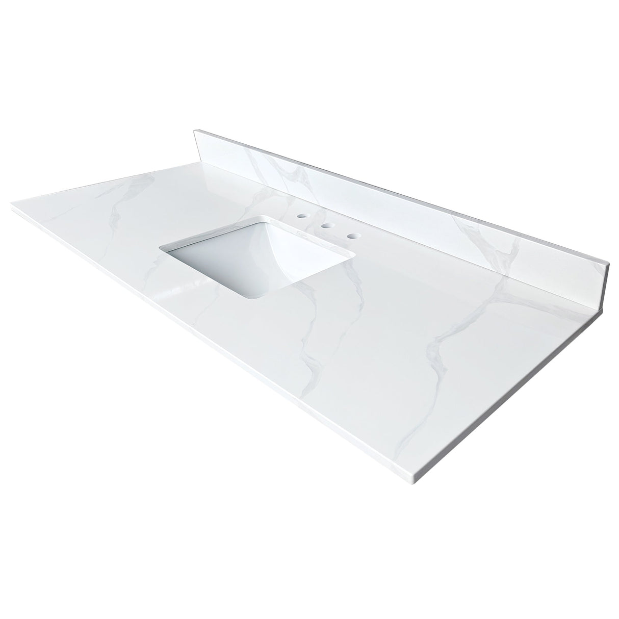 61-Inch Quartz Bathroom Vanity Top