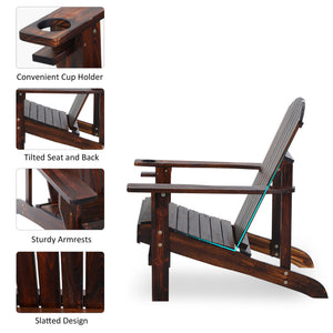 Outsunny Wooden Adirondack Chair