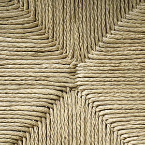 Durable Outdoor Dining Chair with Acacia Wood Frame and Wicker Seat