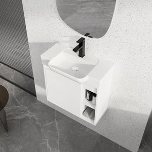 24'' Wall-Mounted Bathroom Vanity