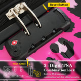 Hardshell Luggage Sets 3 pcs Spinner Suitcase with TSA Lock Lightweight Luggages